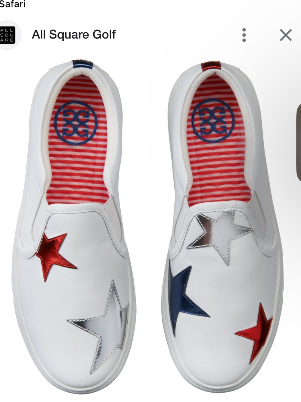 GFore Stars slip on Snow Golf